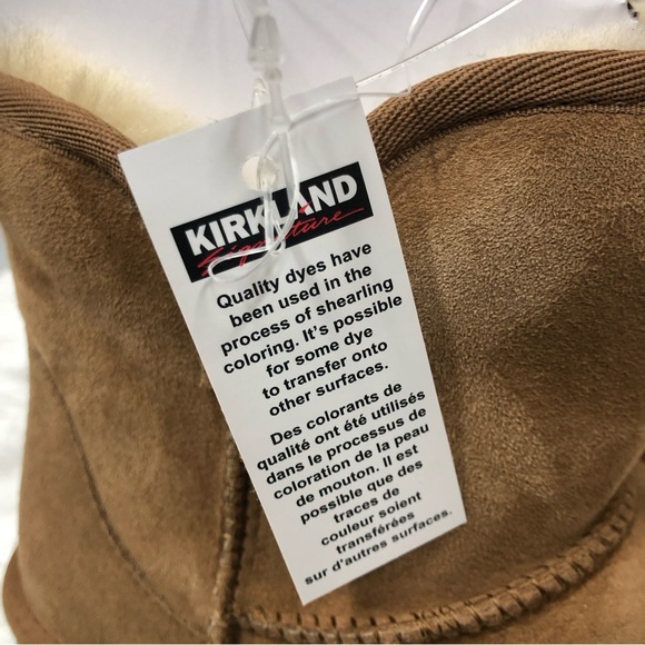 Kirkland Women’s Shearling Boot size 10 chestnut color nwt - Picture 2 of 7